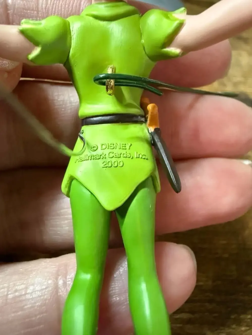EUC 2000 Hallmark Keepsake Disney Peter Pan Tinkerbell Off to Neverland Ornament